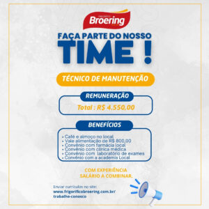 Vaga de Técnico de Manutenção
